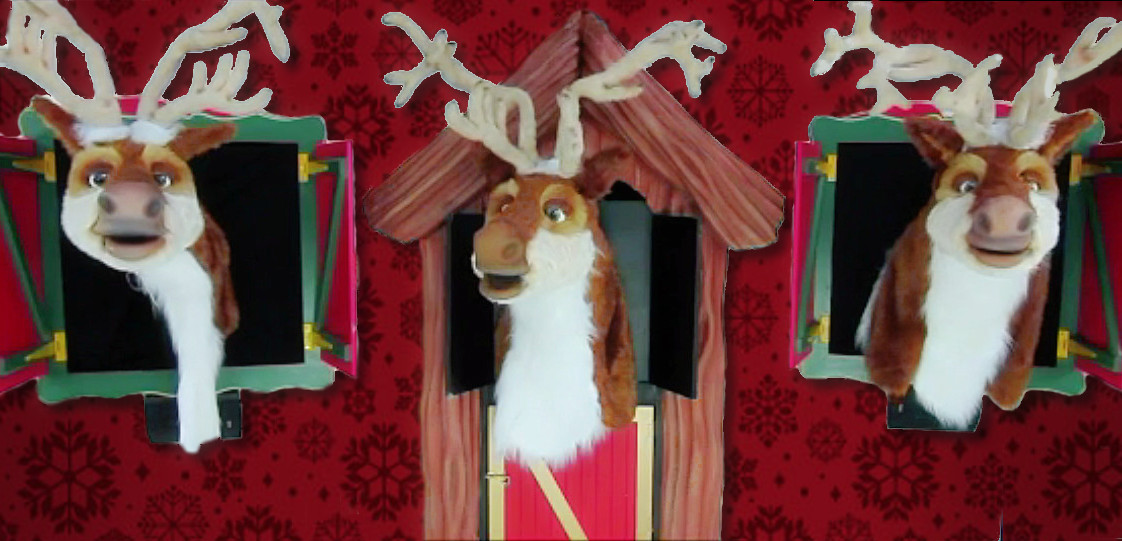 Singing Animatronic Reindeer