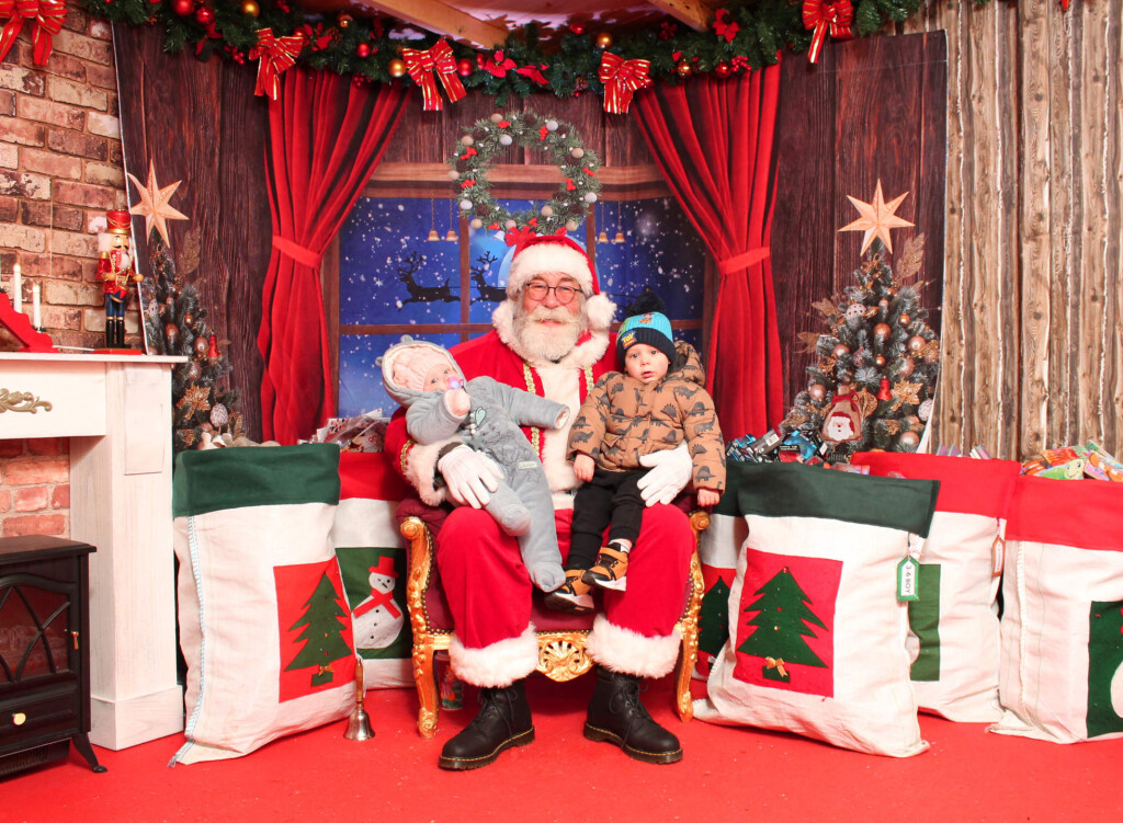 Santa Visit in Christmas Grotto