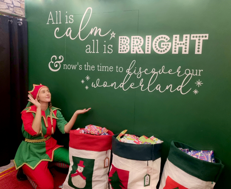 Santas Elf with Welcome