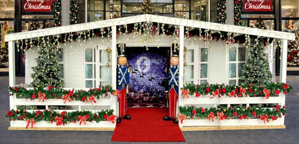 Outdoor Grotto in front of Shopping Centre