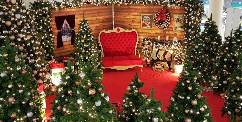 Santa's Throne and Meeting Area