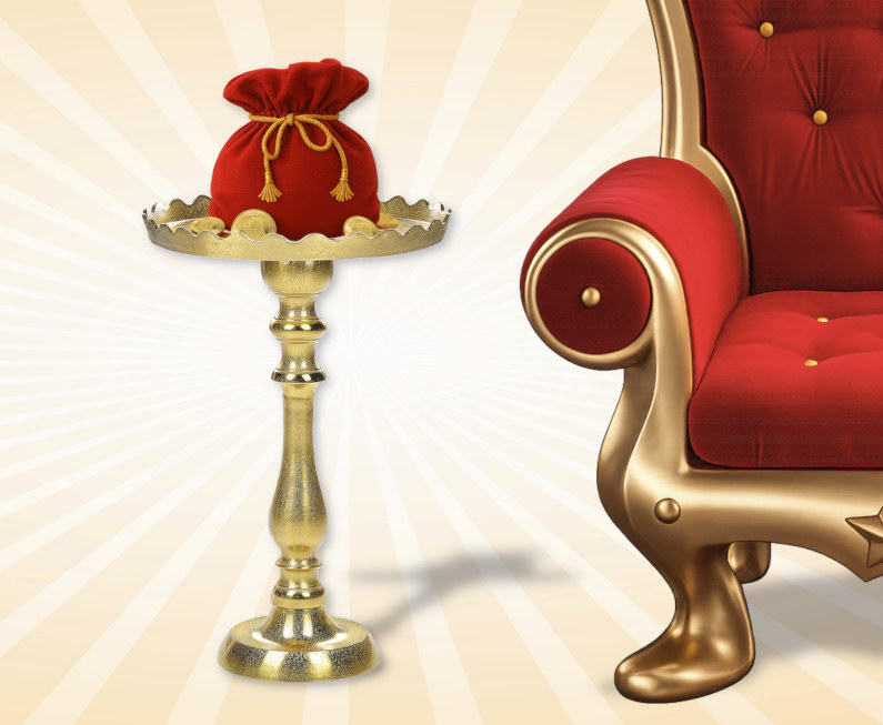 Wishing Coin Table Santa Experience